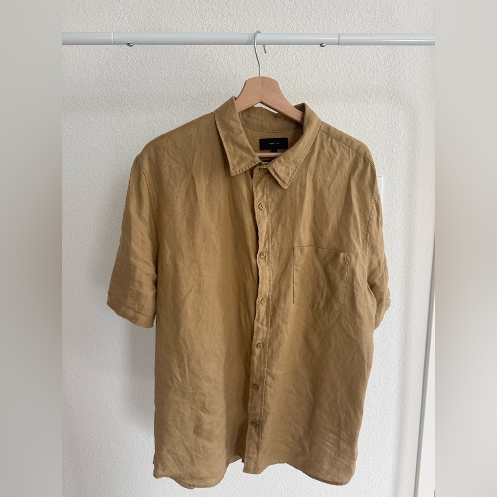 Vince Linen SS Classic fit Shirt